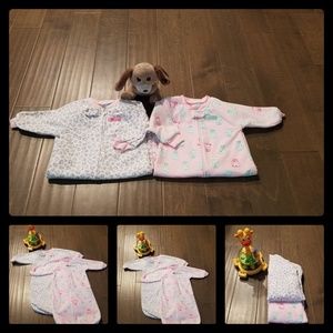 Baby Girl Sleep Sack Set 0M-9M